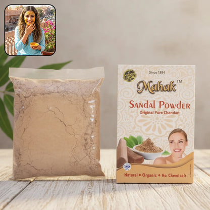 Natural Sandal Powder For Traditional Skincare 50 Gm - Zidbik