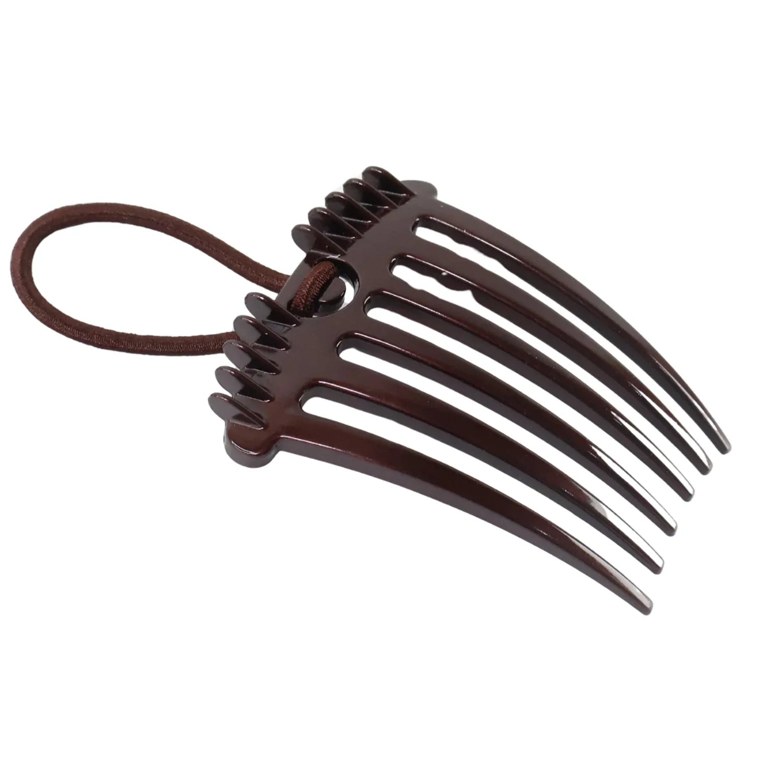 Ponytail Comb With Elastic Loop - (1 Pc) - Zidbik