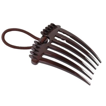 Ponytail Comb With Elastic Loop - (1 Pc) - Zidbik