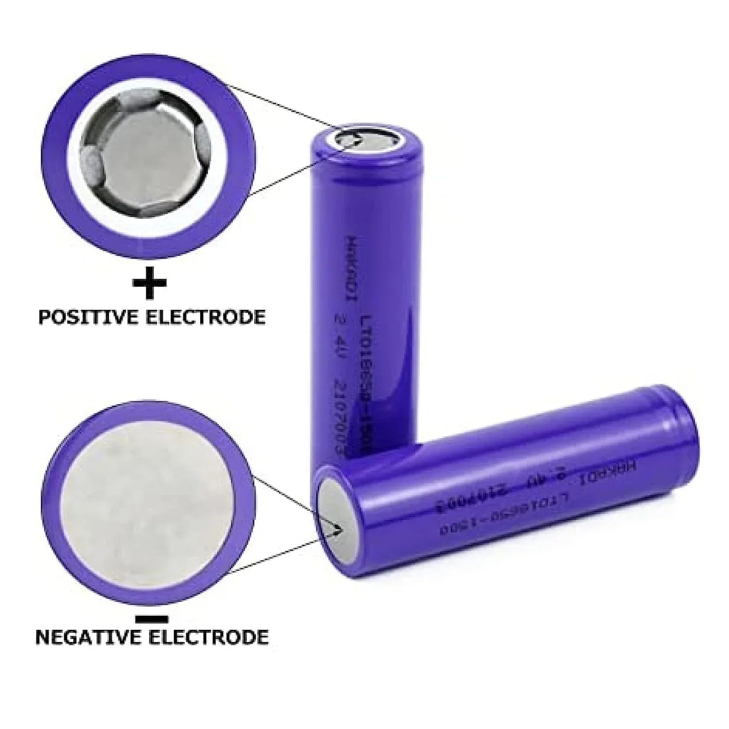 6207 High-capacity Released Rechargeable Batteries 3.7v 1200mah Flat Top Lithium Rechargeable Battery (1pc) - Zidbik