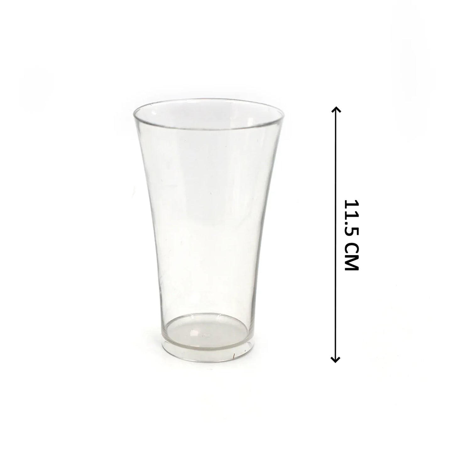 2849 Drinking Glass Juice Glass Water Glass Set Of 6 Transparent Glass - Zidbik