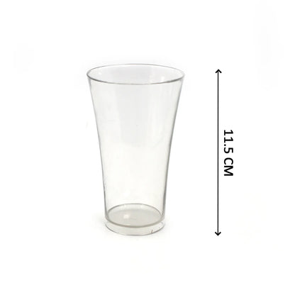 2849 Drinking Glass Juice Glass Water Glass Set Of 6 Transparent Glass - Zidbik