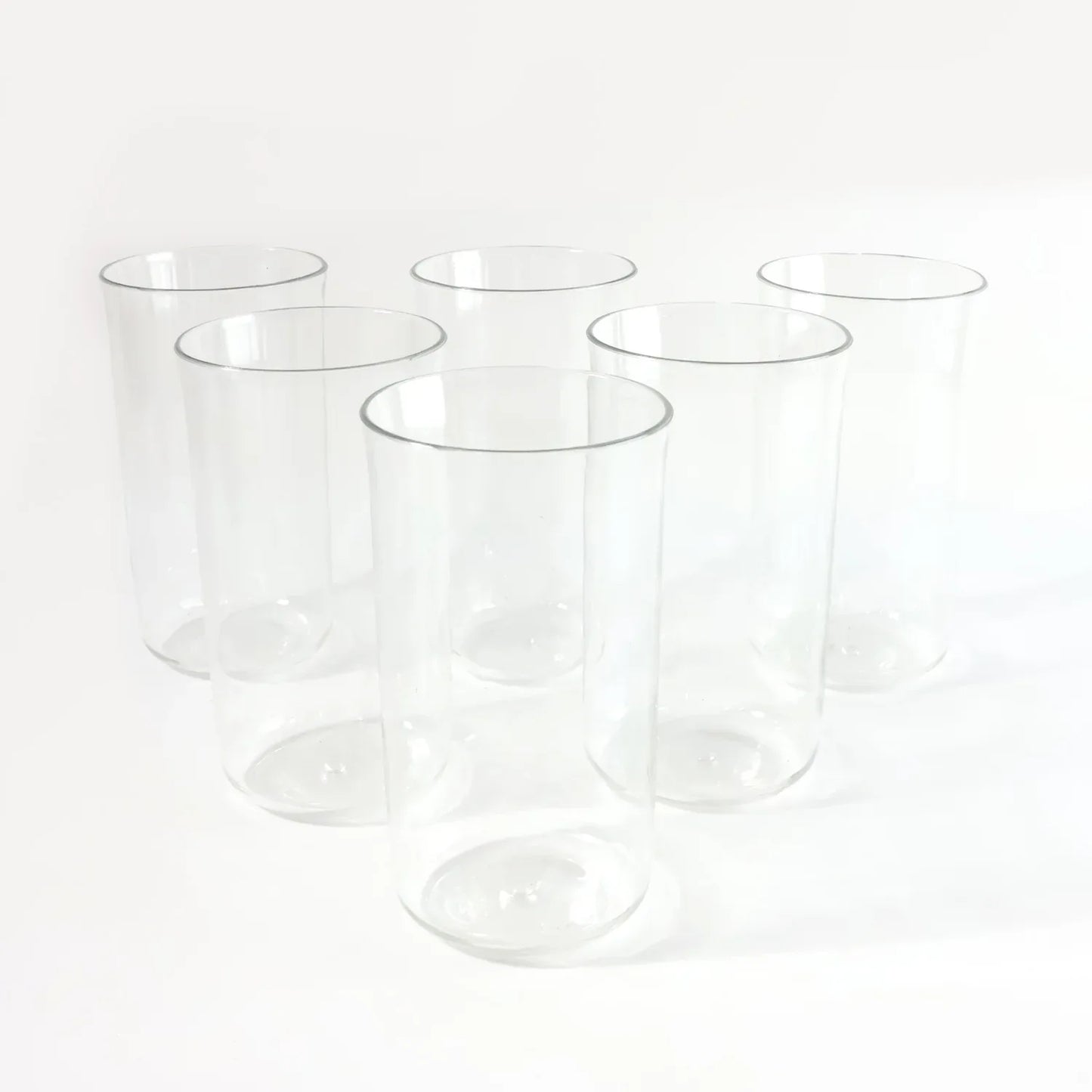 Glossy Plastic Glass Set (6 Pc 300 Ml) - Zidbik