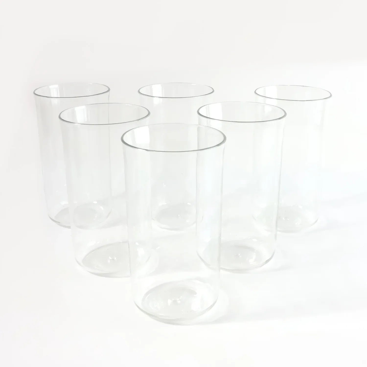 Glossy Plastic Glass Set (6 Pc 300 Ml) - Zidbik