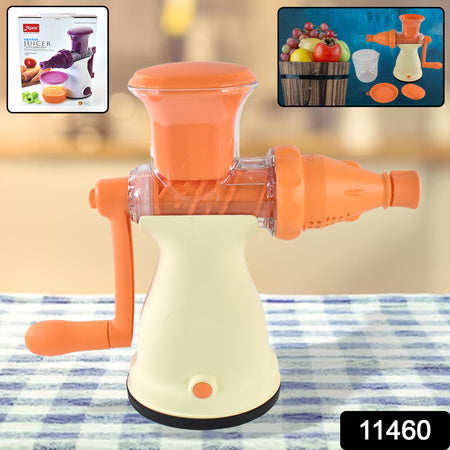 Apex Manual Carrot And Fruit Juicer  Heavy-duty (1 Pc With Glass) - Zidbik