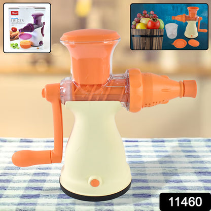 Apex Manual Carrot And Fruit Juicer  Heavy-duty (1 Pc With Glass) - Zidbik