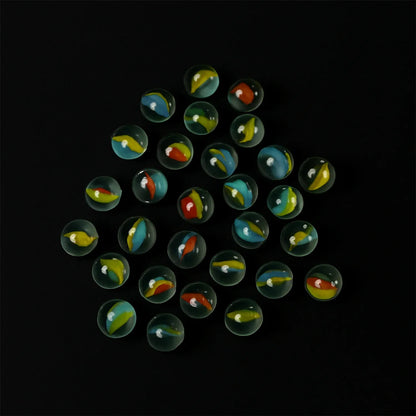 Glass Marbles For Kids Approx 35 (35 In 1) - Zidbik