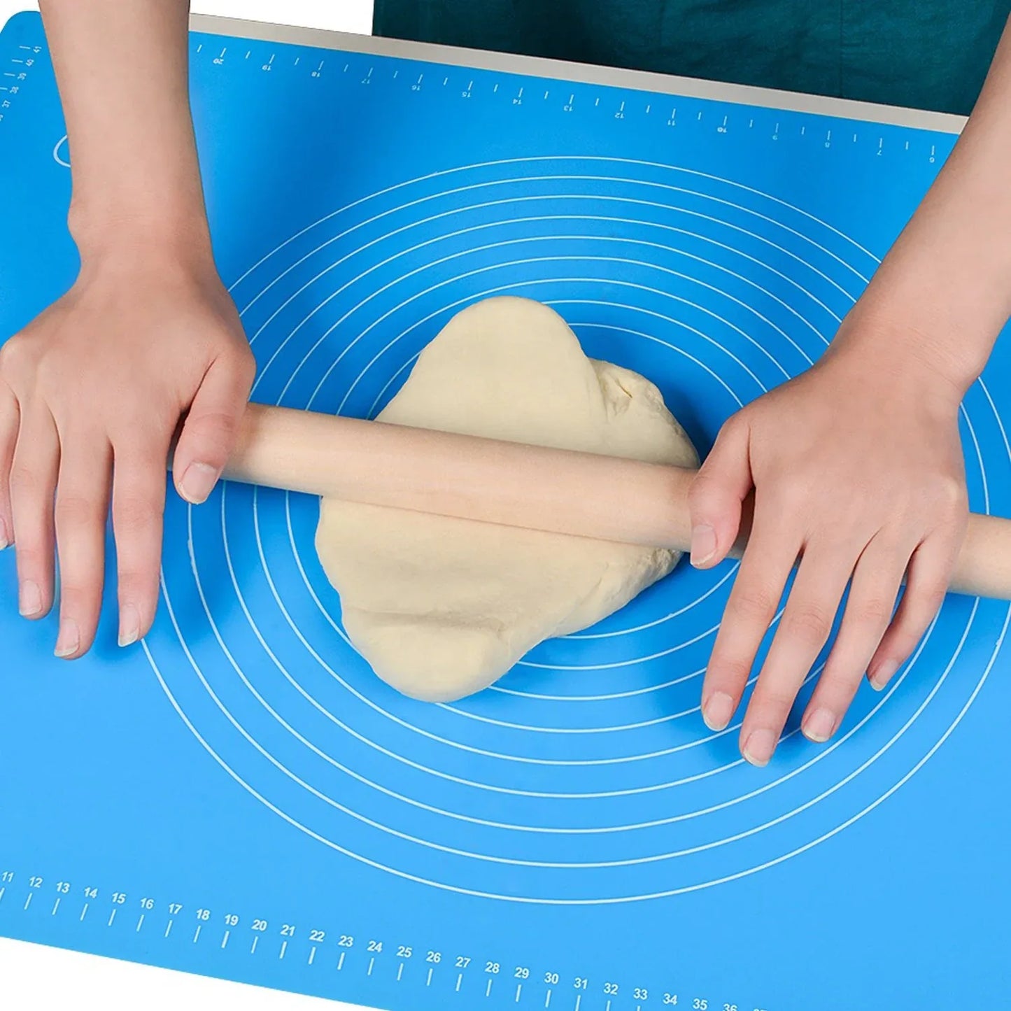 2535 Rolling Mat Silicone Baking Mat Fondant Mat Sheet Chapati - Zidbik