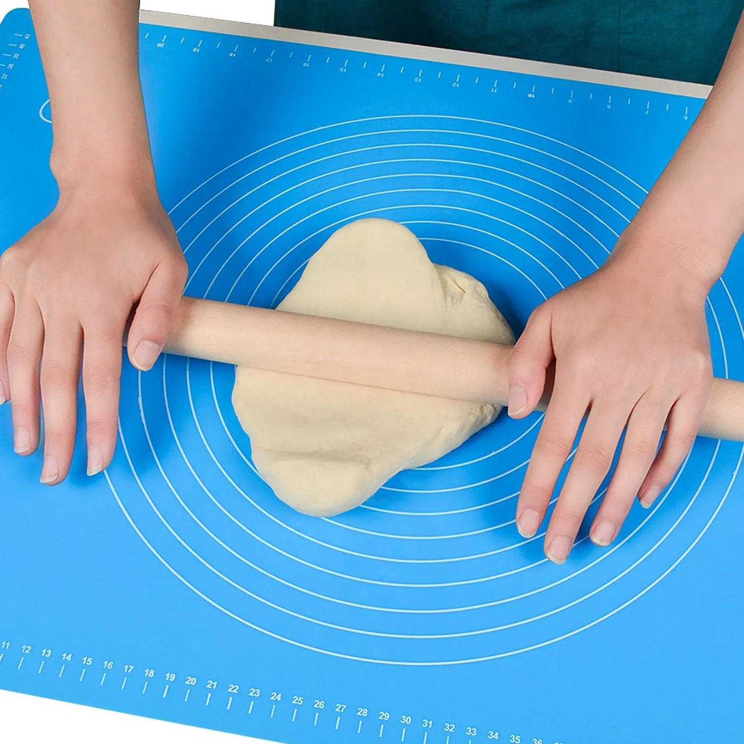 2535 Rolling Mat Silicone Baking Mat Fondant Mat Sheet Chapati - Zidbik