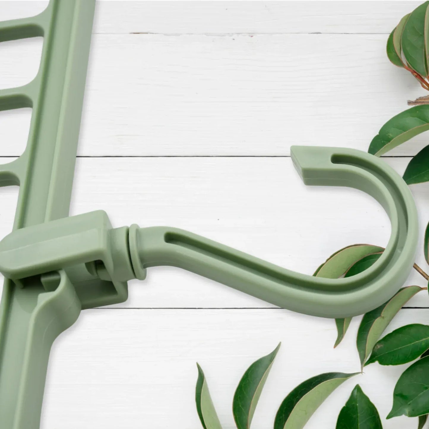 0238a Hole Plastic Hanger Hanging Hook Indoor Wardrobe Clothes Organization Storage Balcony Windowsill Suit Racks - Zidbik