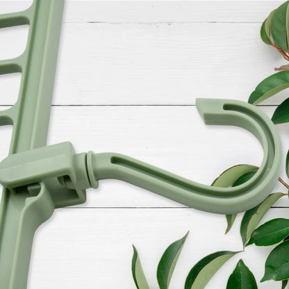 0238a Hole Plastic Hanger Hanging Hook Indoor Wardrobe Clothes Organization Storage Balcony Windowsill Suit Racks - Zidbik