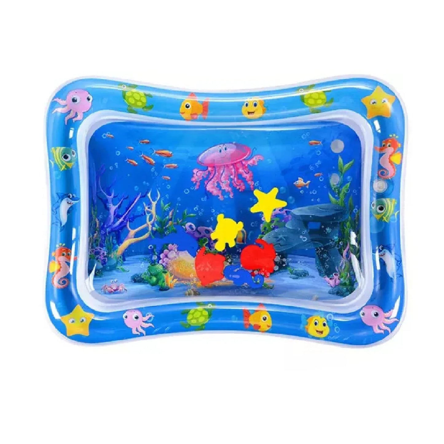 8090 Baby Water Mat Inflatable Baby Play Mat Activity Center For Infant Baby Toys 3 To 15 Months Baby Gifts For Boys Girls(Assorted Design) - Zidbik
