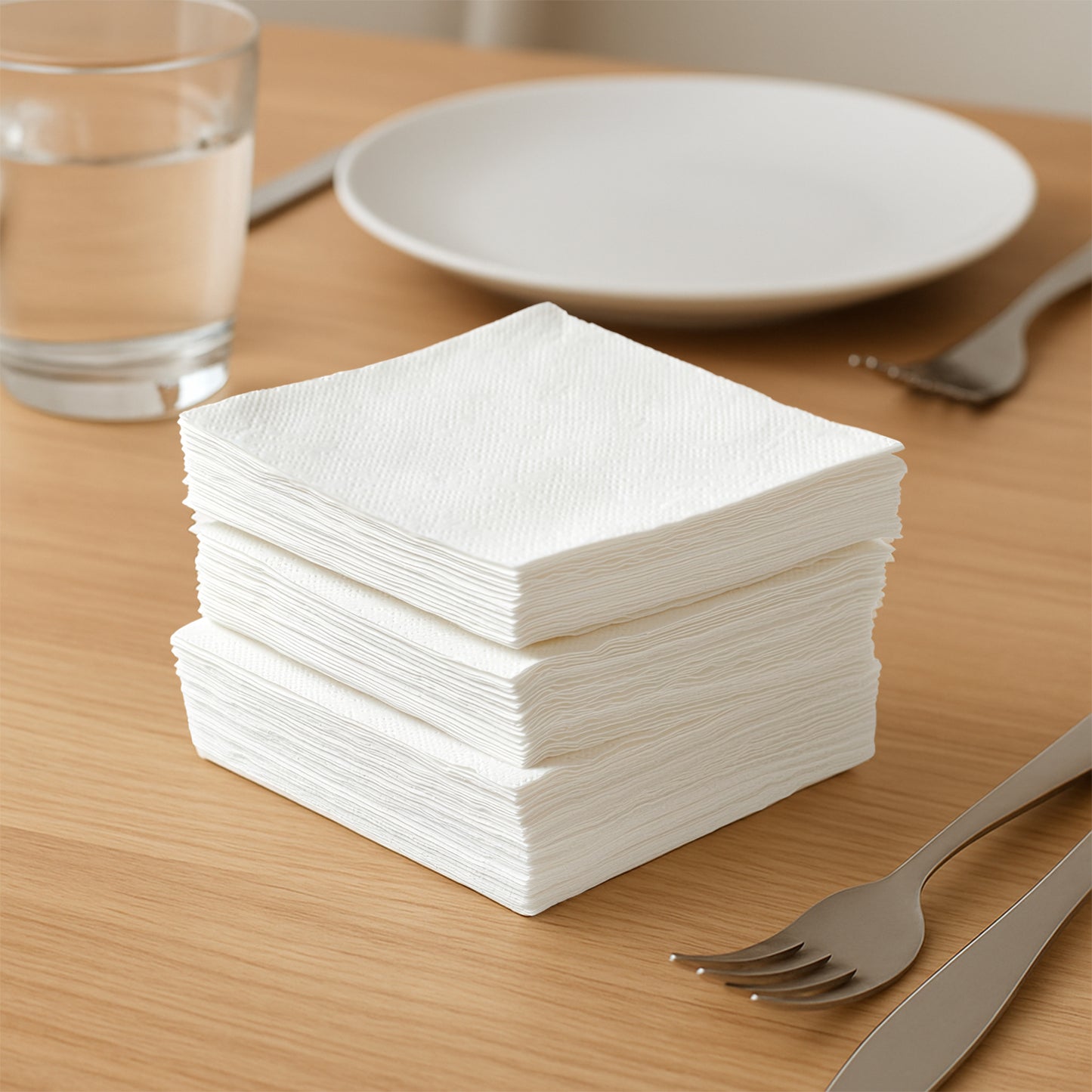 Soft  Absorbent Disposable Tissue Napkins   Paper (75 Pc) - Zidbik