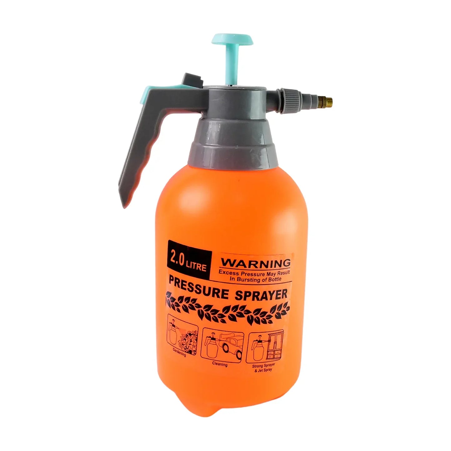 0645 Water Sprayer Hand-held Pump Pressure Garden Sprayer - 2 L - Zidbik