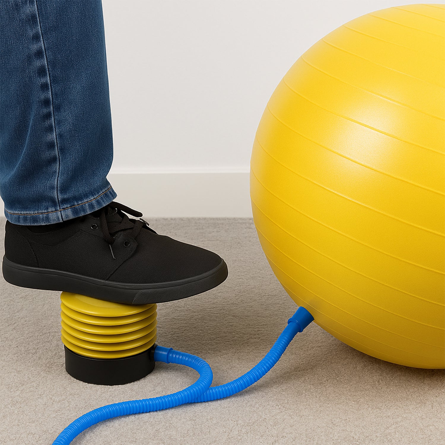 1680 Portable Foot Air Pump With Hose - Zidbik
