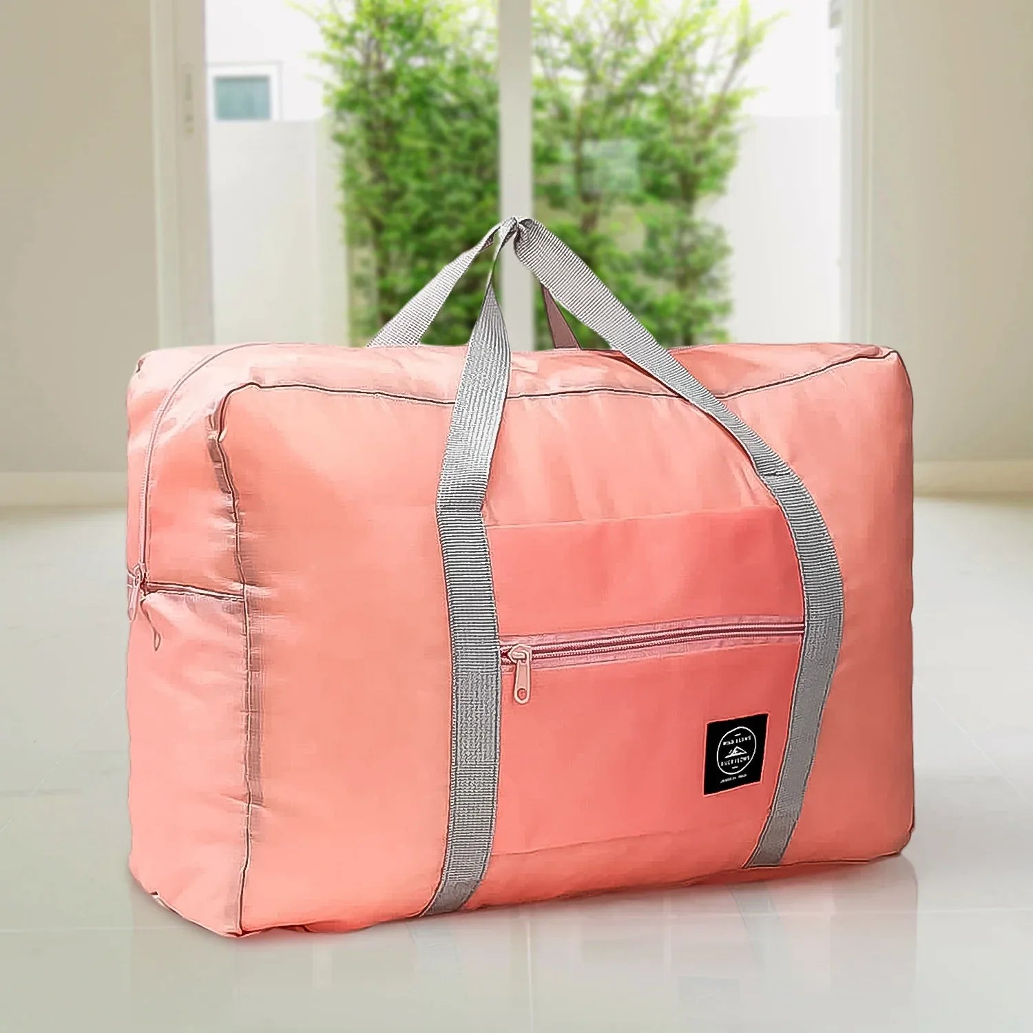 Large Capacity Luggage Bag Foldable Waterproof Travel Bag (1 Pc Mix Color) - Zidbik