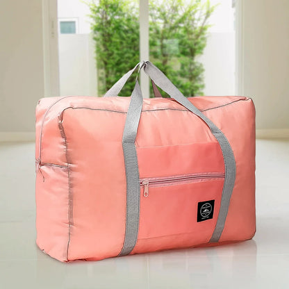 Large Capacity Luggage Bag Foldable Waterproof Travel Bag (1 Pc Mix Color) - Zidbik