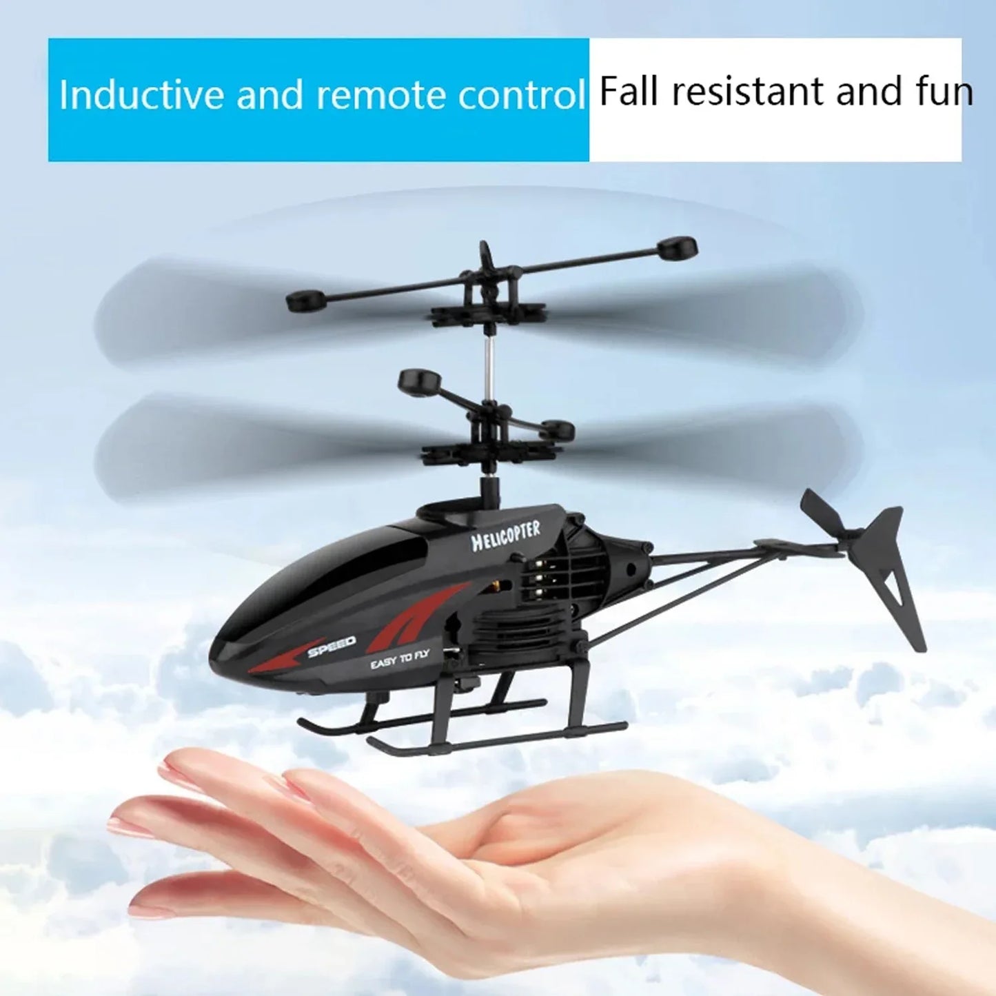 4456 Remote Control Helicopter With Usb Chargeable Cable For Boy And Girl Children (Pack Of 1) - Zidbik