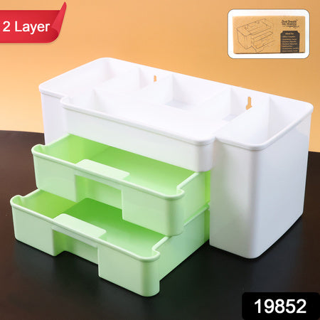 2-layer Desktop Storage Organizer - (1 Pc) - Zidbik