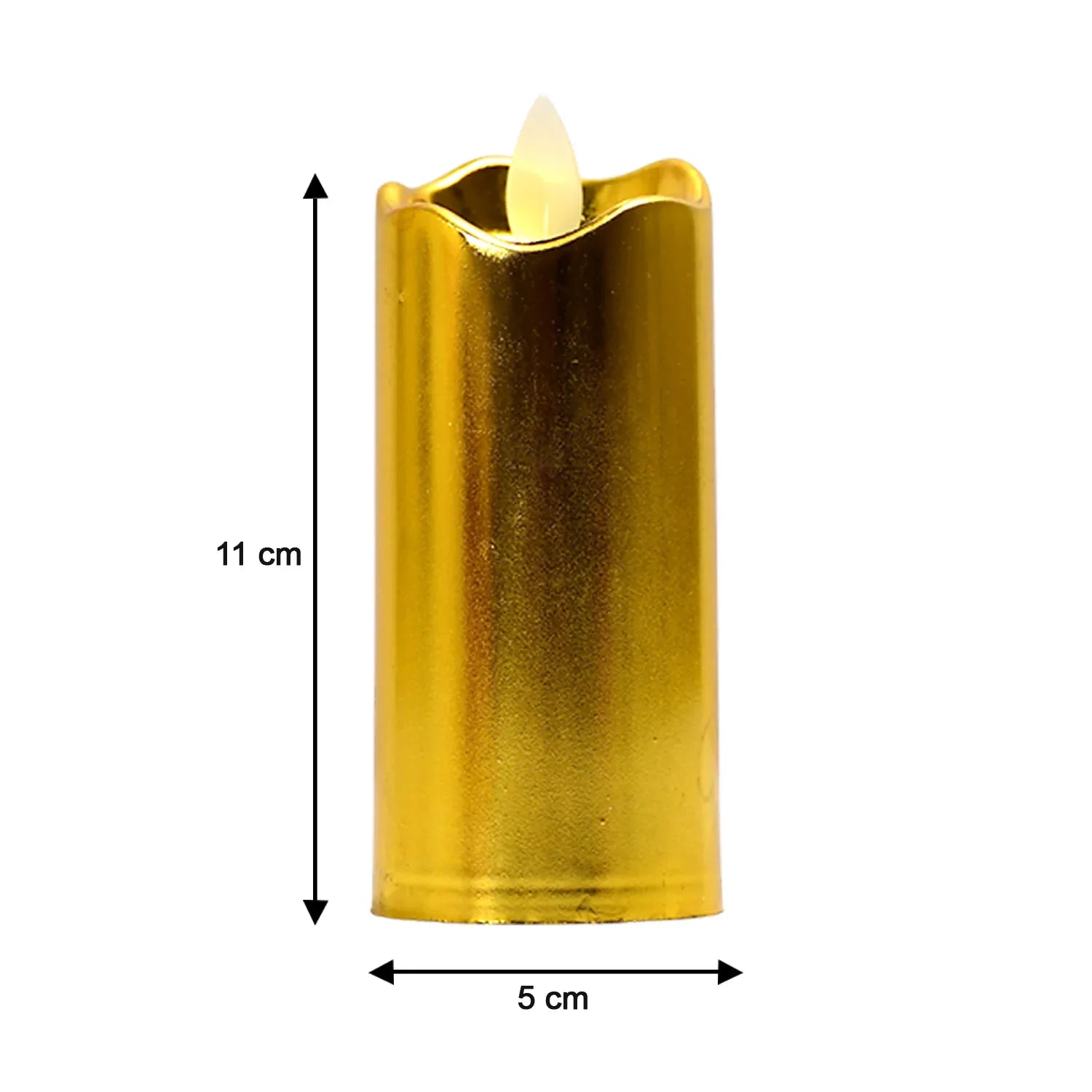 6563 Big Swinging Candle 12pcs For Wedding Decoration And Birthday Party - Zidbik