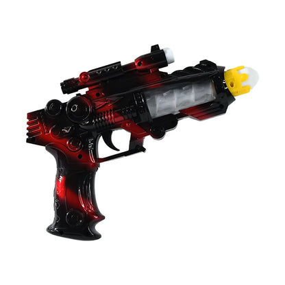 Ttg Led Flashing Sound Laser Toy Gun Battery Operated Space Gun With Lights Music - Zidbik