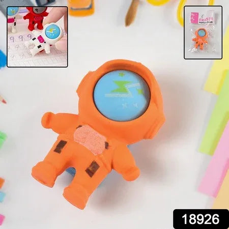 Cutest Astronaut Space Look Pencil Erasers (1 Pc) - Zidbik