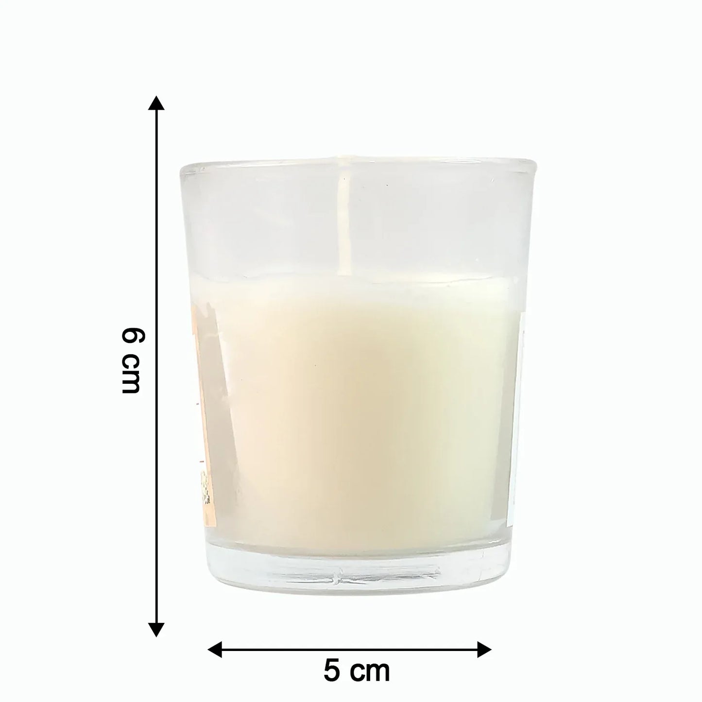 Inlief Blueberry Soy-blend Votive Candle Glass 50 Gm (1 Pc) - Zidbik