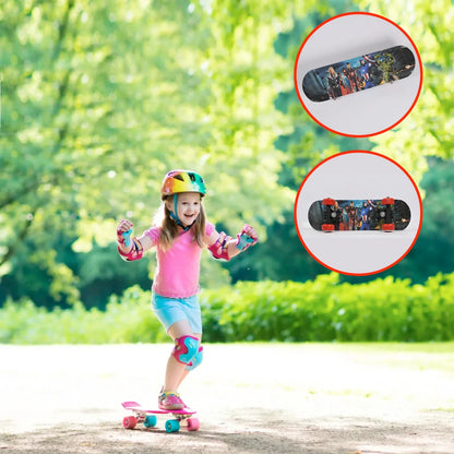 8042 Wood Skateboard Skating Board Lightweight Board Cool Skate Board For Beginnerkidsteensadult And Return Gift Item - Zidbik