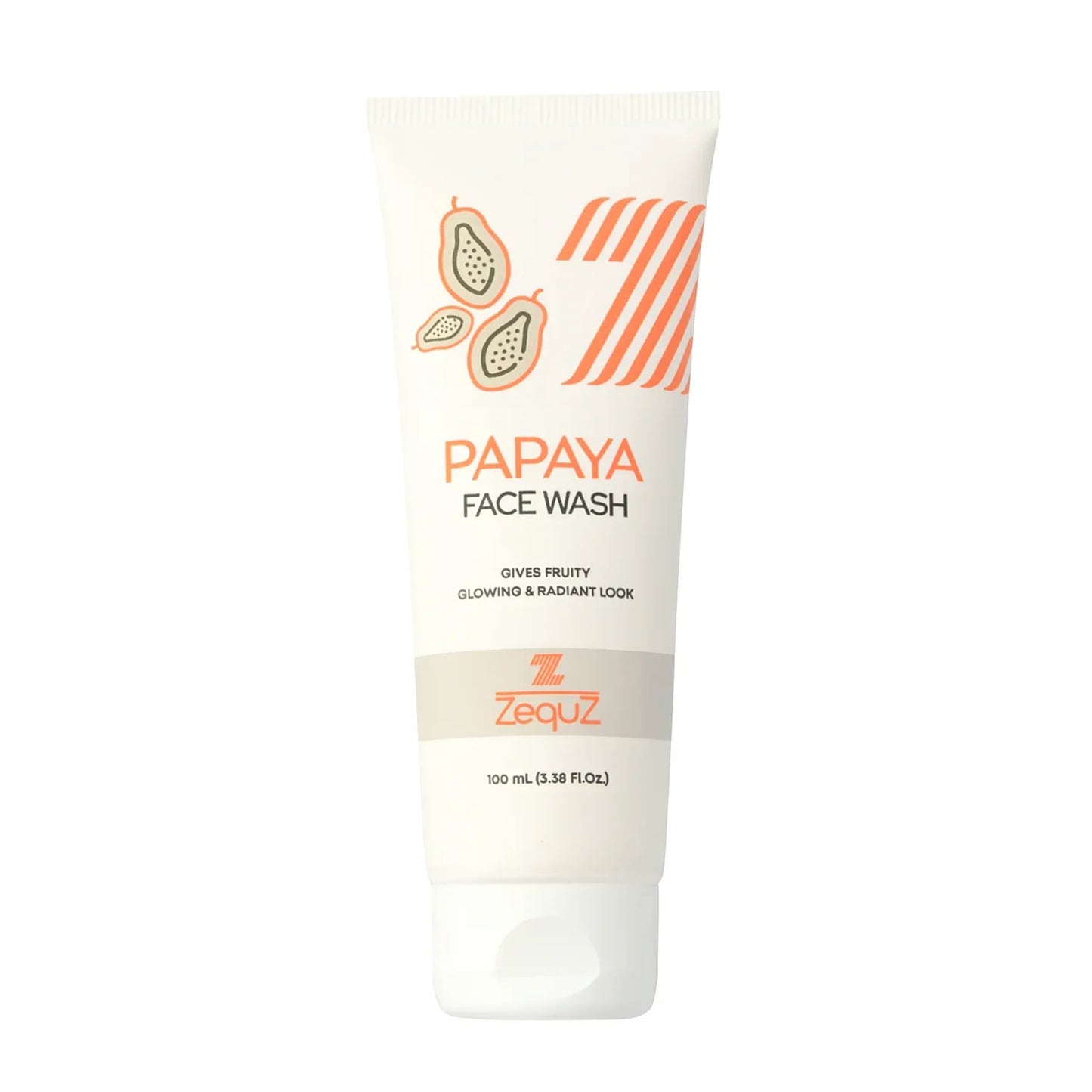 Zequz Papaya Face Wash - (100ml 1 Pc) - Zidbik