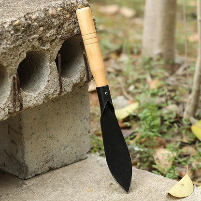 Heavy Duty Gardening Trowel With Wooden Handle (1 Pc) - Zidbik