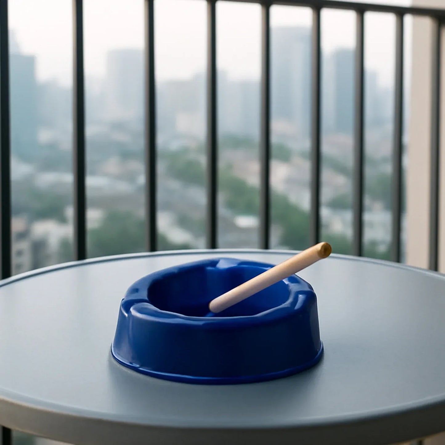 Oblivion Dark Blue Plastic +shtray (1 Pc) - Zidbik