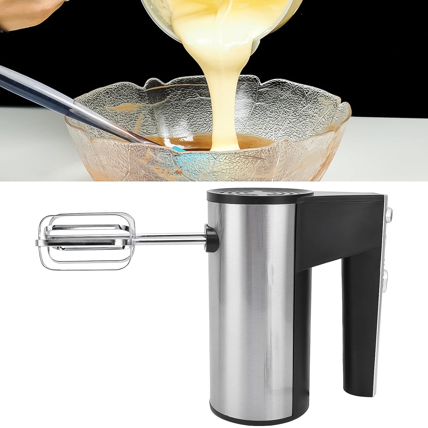 Orbit Stainless Steel Electric Hand Mixer - 450w - Zidbik