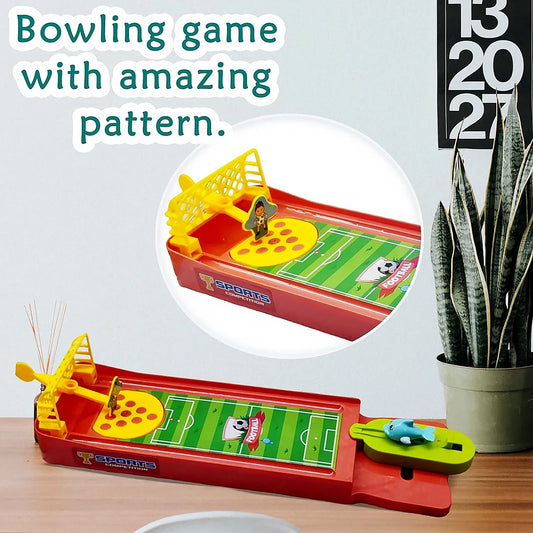 17863 Mini Table Top Finger Football Game For Kids-desktop Game For Kids Adults Fun Indoor Finger Bowling Game For Boys Girls Family Board Game - Zidbik