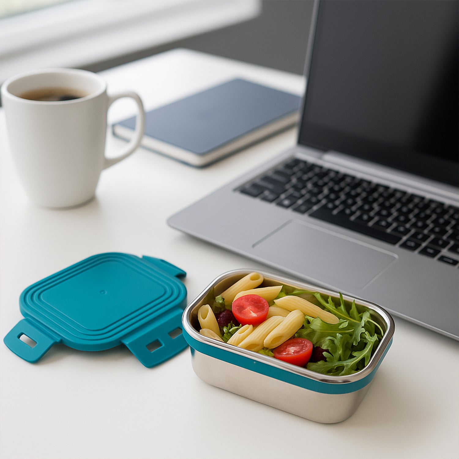 Apex Stainless Steel Mini Stack Plate Food Container (Approx 200 Ml) - Zidbik