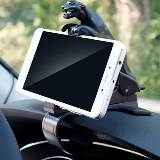6469 Jaguar Leopard Shape Plastic Phone Clip Mobile Phone Holder For Car Use - Zidbik