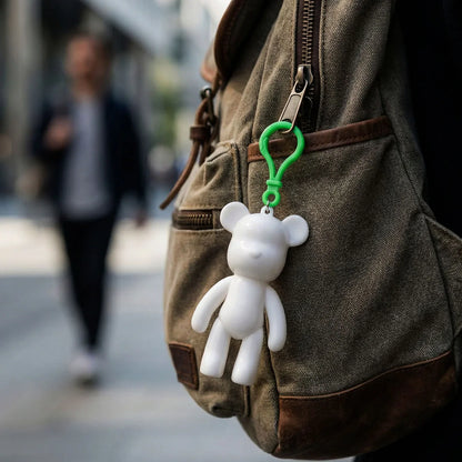 Cute Bear Shape Decorative Keychain (1 Pc) - Zidbik