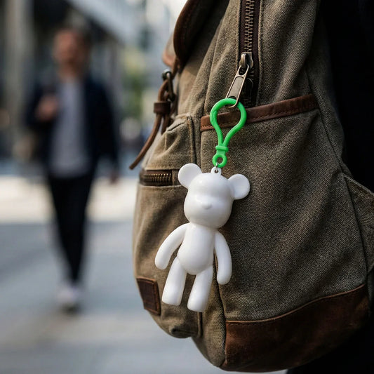 Cute Bear Shape Decorative Keychain (1 Pc) - Zidbik