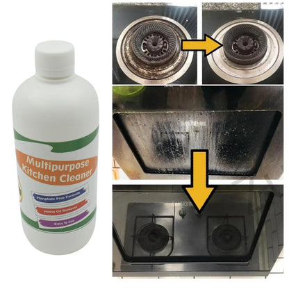 0310 Kitchen Cleaner Spray Oil Grease Stain Remover Stove Chimney Cleaner Spray Non-flammable Nontoxic Magic Degreaser Spray For Kitchen Gas Stove Cleaning Spray (Approx 500ml) - Zidbik