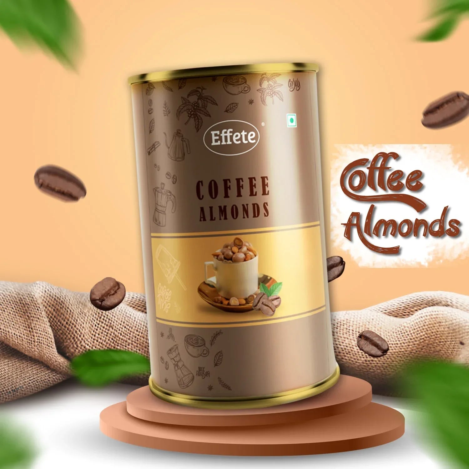Effete Coffee Almonds Chocolate - Zidbik