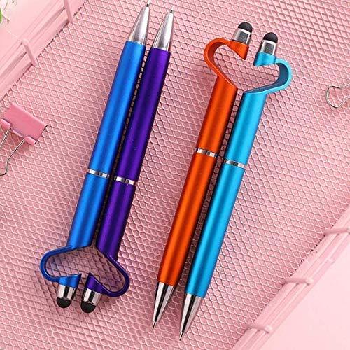 1594 3 In 1 Ballpoint Function Stylus Pen With Mobile Stand - Zidbik