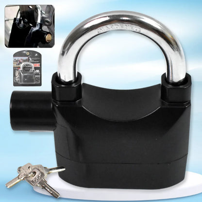 Plastic Body Waterproof Siren Alarm Smart Alarm Lock 3 Keys (1 Set) - Zidbik