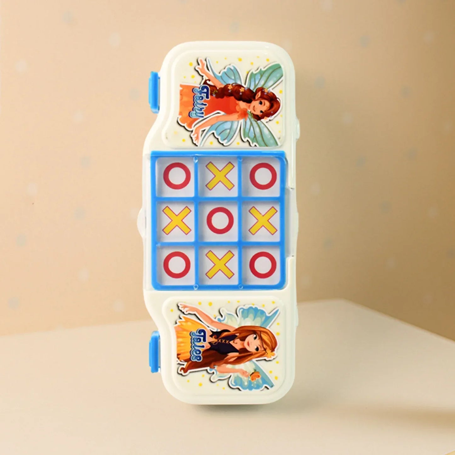 Kids Pencil Box With Built-in Tic Tac Toe Game - Zidbik
