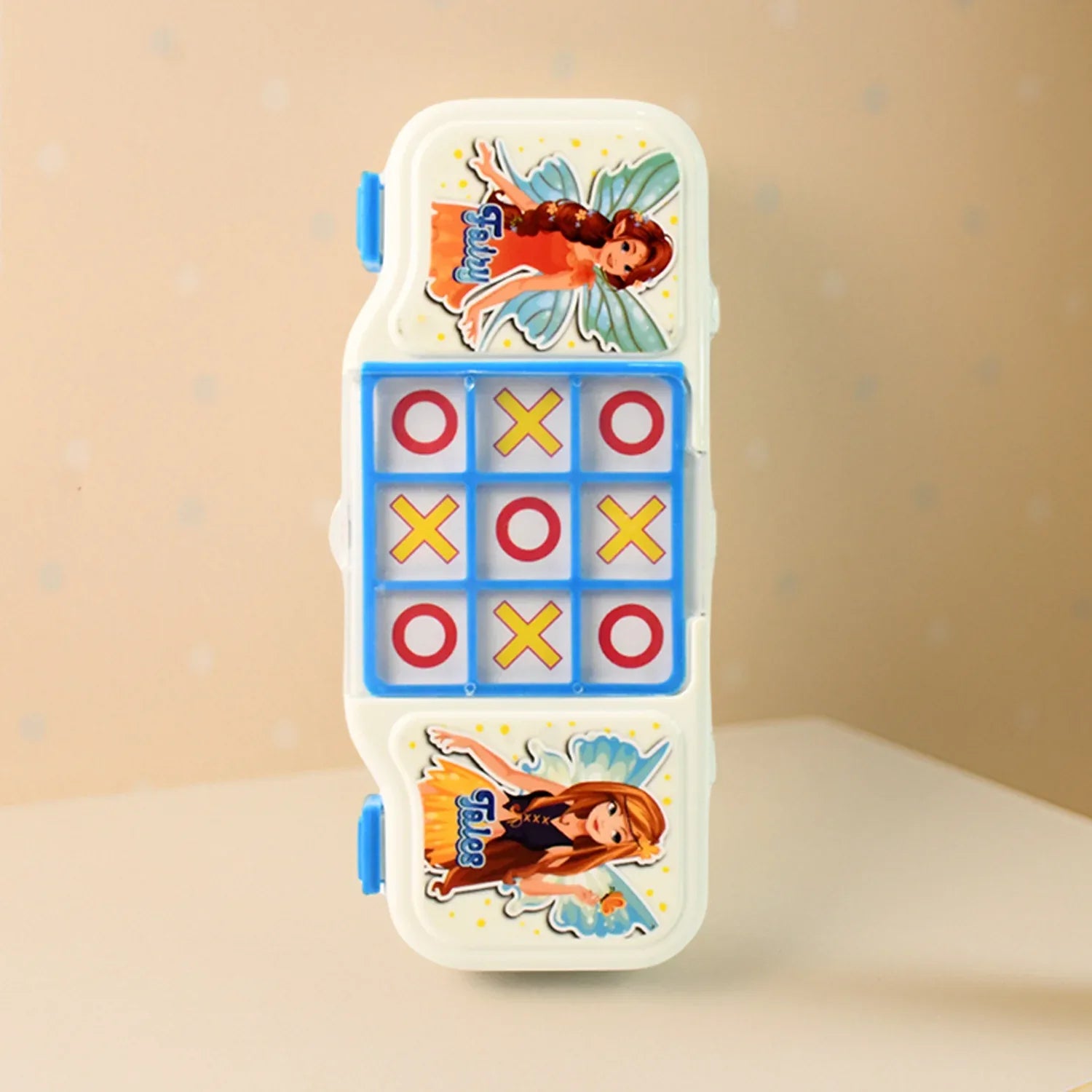 Kids Pencil Box With Built-in Tic Tac Toe Game - Zidbik