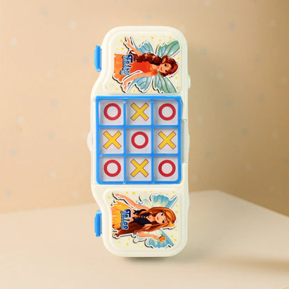 Kids Pencil Box With Built-in Tic Tac Toe Game - Zidbik