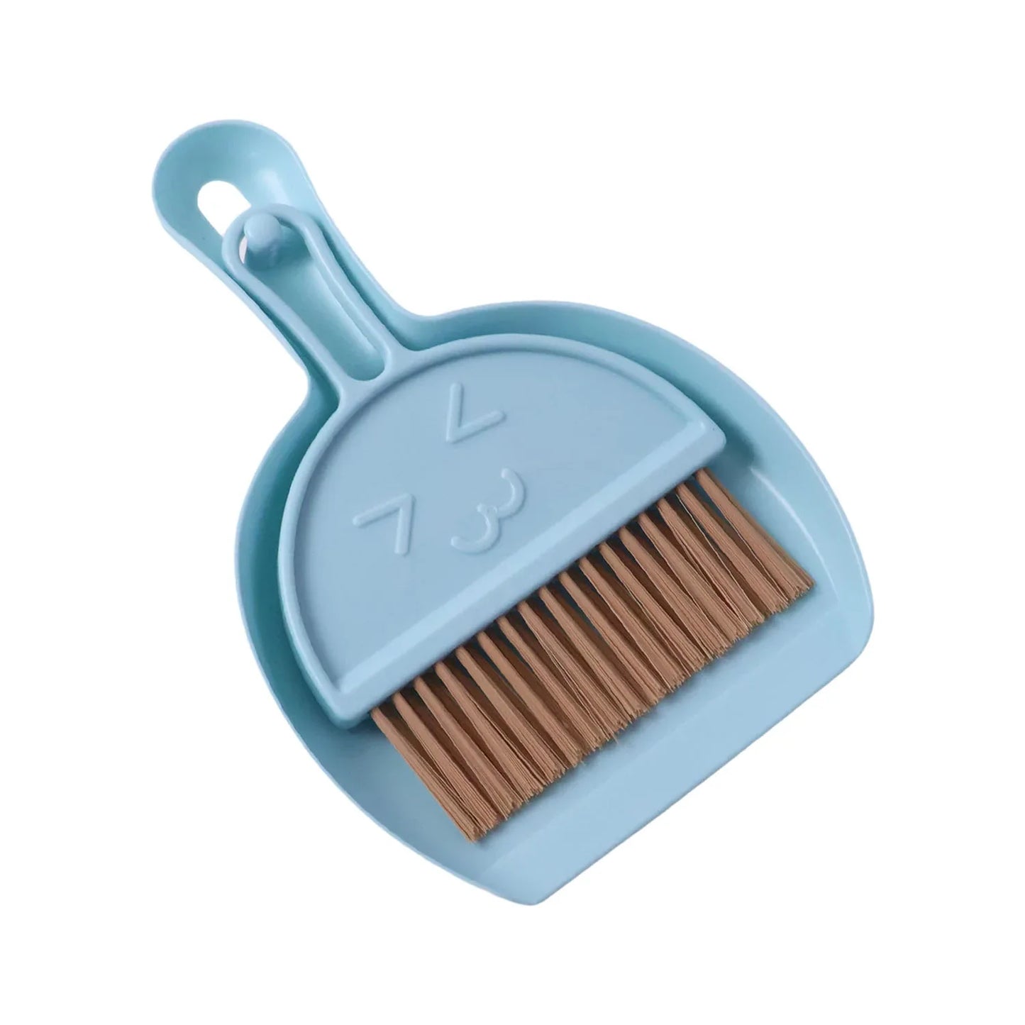 2-in-1 Mini Cleaning Dustpan Hand Brush Set (1 Set) - Zidbik
