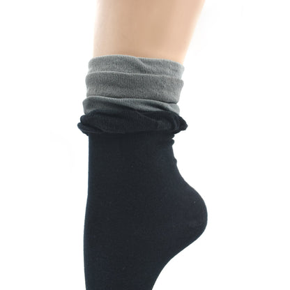 7355 Socks Breathable Thickened Classic Simple Soft Skin Friendly - Zidbik