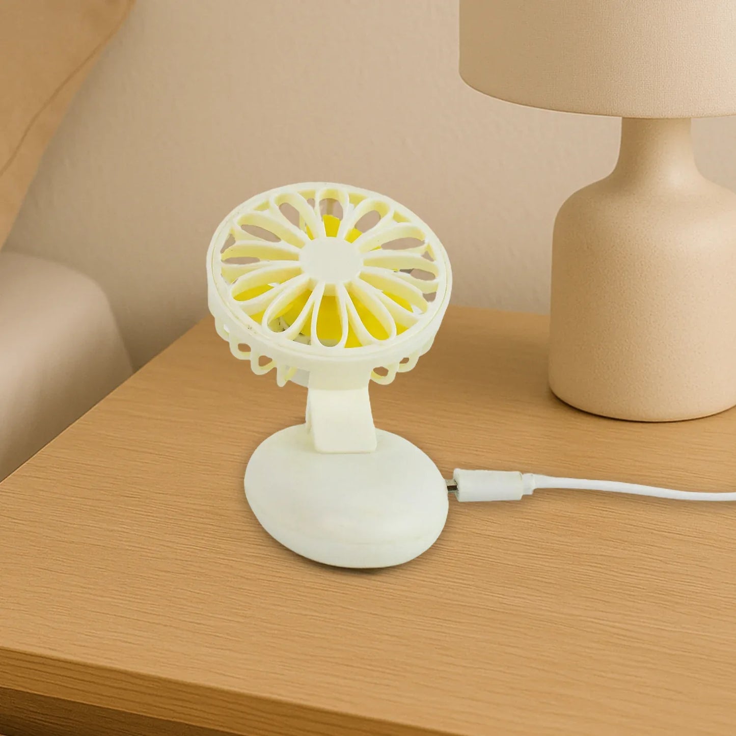 17708 Mini Usb Handheld Fan Portable Rechargeable Mini Fan For Home Office Travel And Outdoor Use (1 Pc) - Zidbik