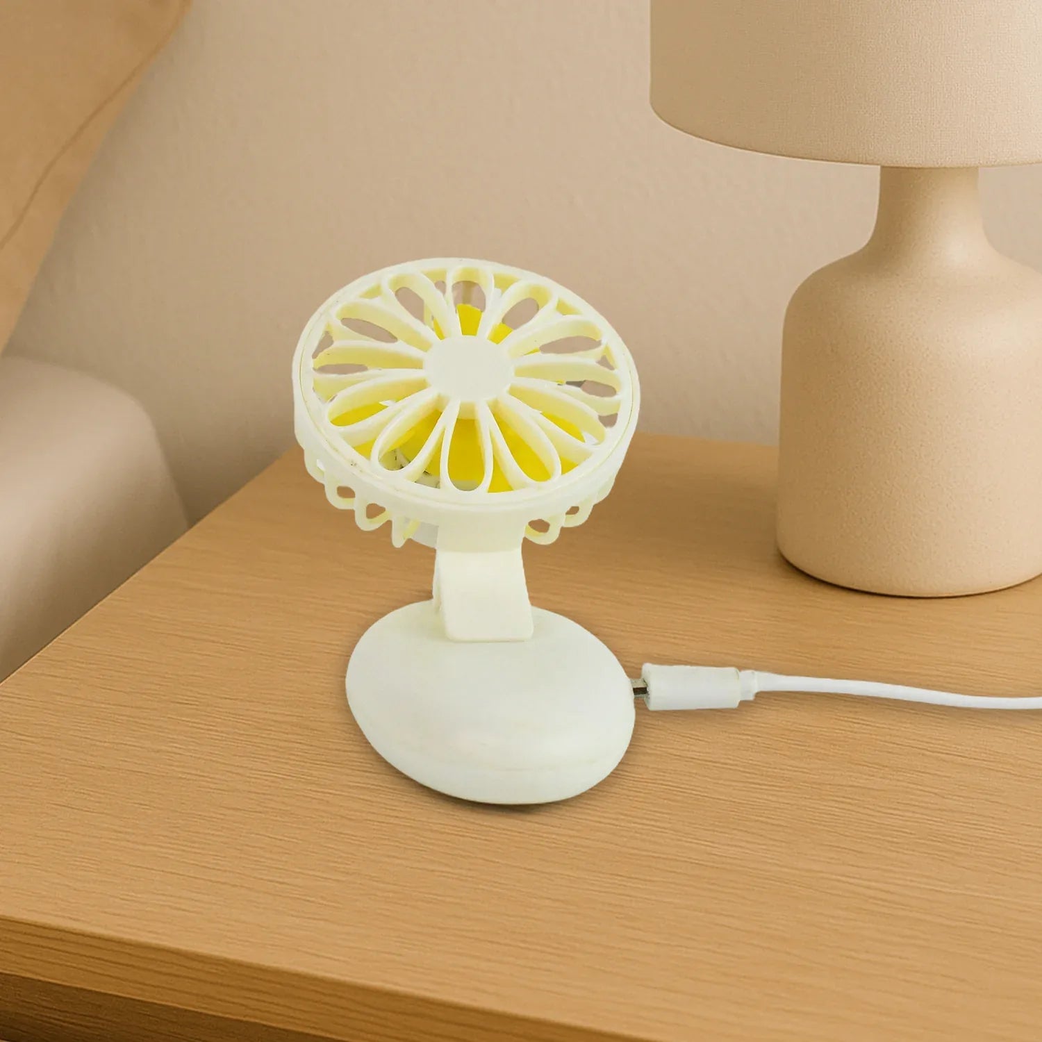 17708 Mini Usb Handheld Fan Portable Rechargeable Mini Fan For Home Office Travel And Outdoor Use (1 Pc) - Zidbik