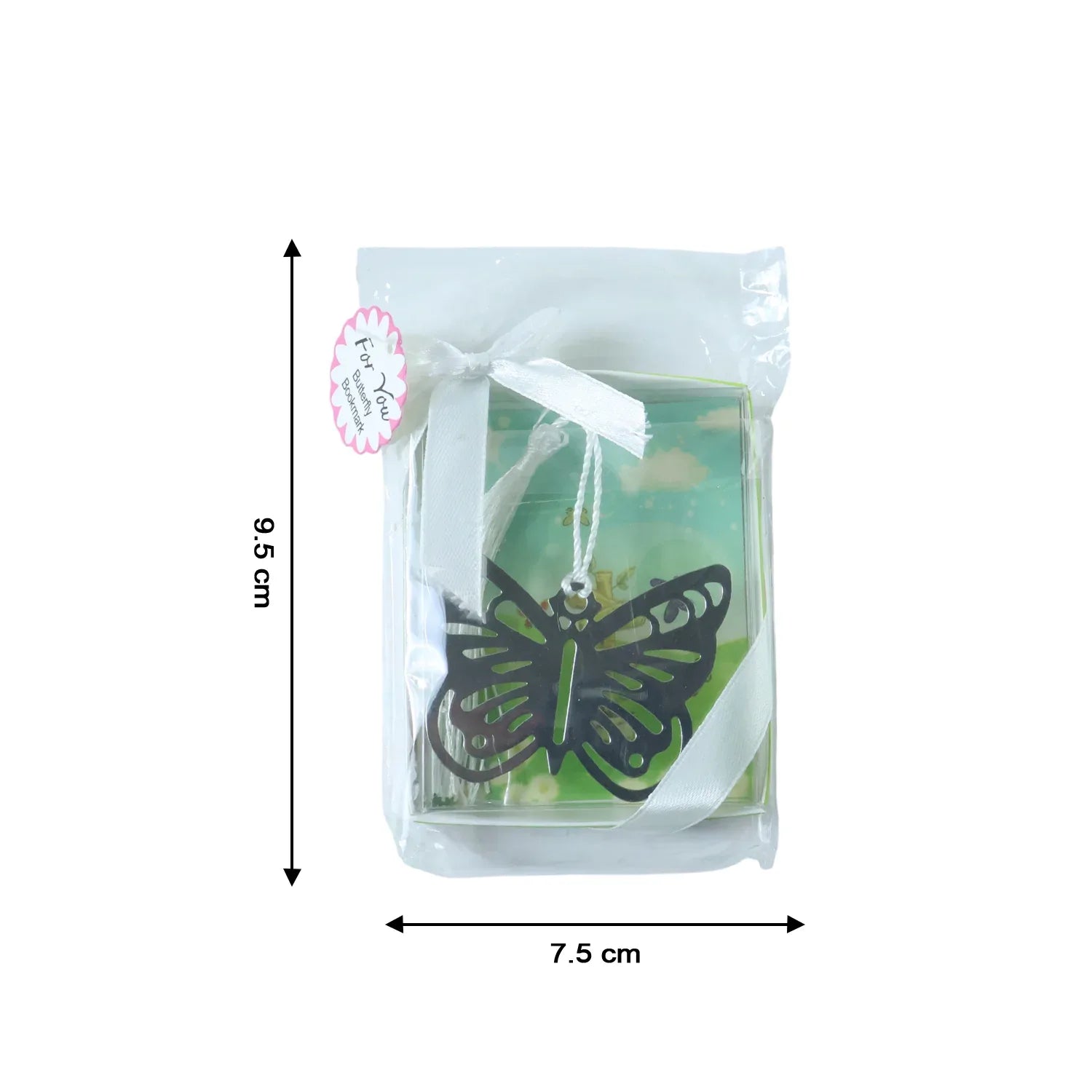 Elegant Butterfly Design Metal Bookmark (1 Pc) - Zidbik