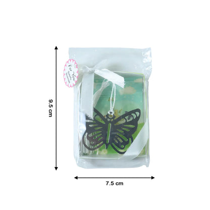 Elegant Butterfly Design Metal Bookmark (1 Pc) - Zidbik